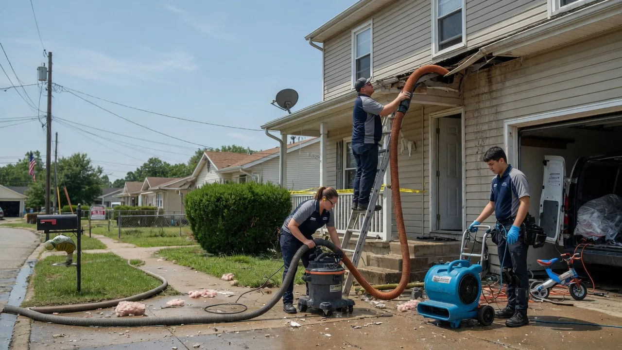 Water Damage Restoration in Westphalia, IN near me
